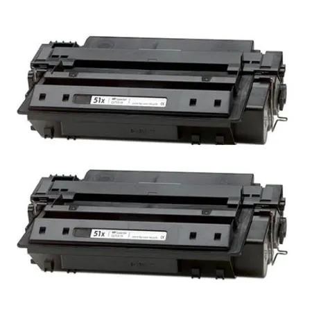 זוג טונרים תואם HP Q7551XD