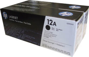 זוג טונרים ‏שחור מקורי HP 12A Q2612D