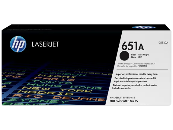‏טונר ‏שחור מקורי HP 651A CE340A