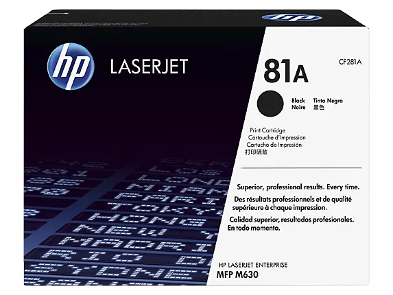 טונר שחור מקורי HP 81A CF281A