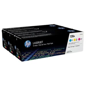 שלישיית טונרים מקוריים HP 128A CF371AM