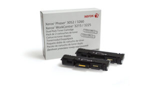 זוג טונרים שחור מקורי Xerox 106R02782