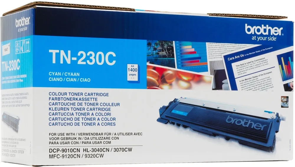 טונר כחול מקורי Brother TN230C
