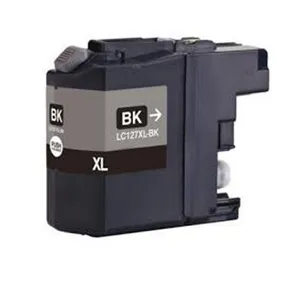 מארז 4 ראשי דיו שחור תואם Brother LC127XLBK