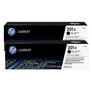 זוג טונרים שחור מקורי HP CF400XD 201X