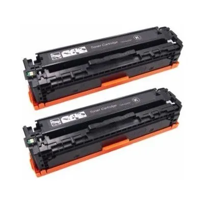 זוג טונרים שחור תואם HP CF400XD 201X
