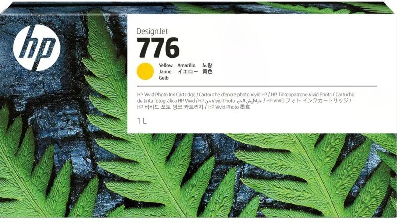 ראש דיו צהוב מקורי HP 776 1XB08A