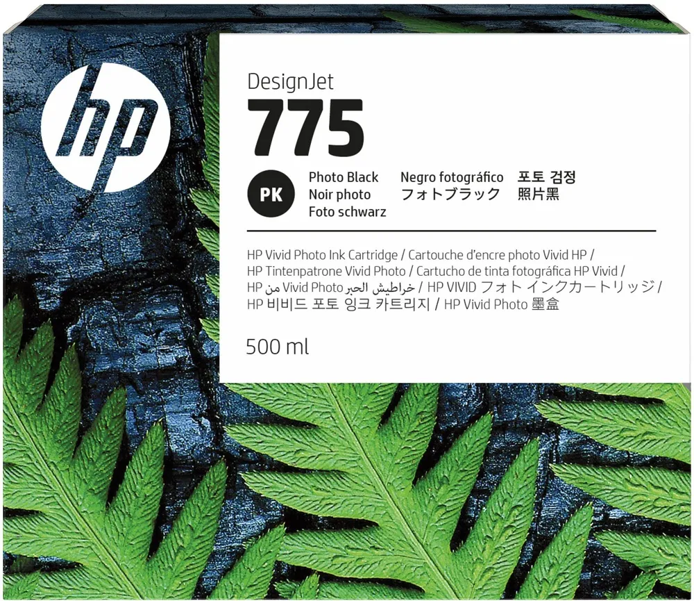 ראש דיו שחור מקורי HP 775 1XB21A