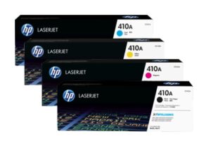 סט 4 טונרים מקוריים HP 410A