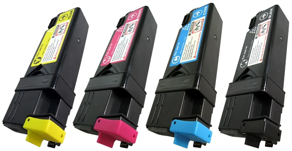 סט 4 טונרים תואמים למדפסת Xerox 6125