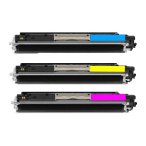 טונר ציאן מגנטה וצהוב תואם HP 126A 3 PCK CF341A