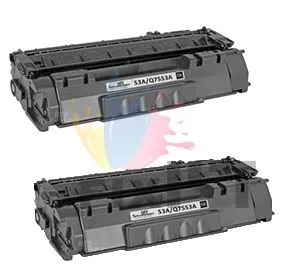 זוג טונרים תואם למדפסת HP Q7553A