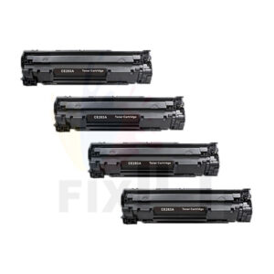 ארבעה טונרים תואמים HP CF283A 83A