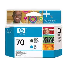 ראש הדפסה שחור סיאן מקורי HP 70 C9404A