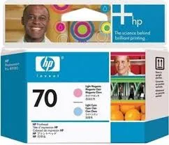 ראש הדפסה תכלת+ורוד מקורי HP 70 C9405A