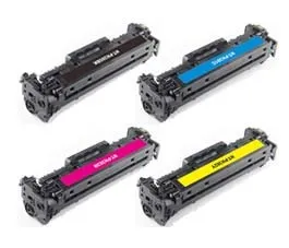 סט 4 טונרים תואמים HP 201X