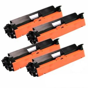 ארבעה טונרים תואמים HP CF217A