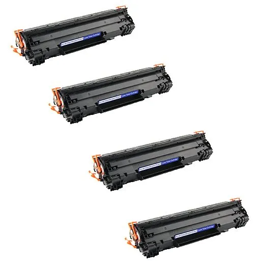 ארבעה טונרים תואמים שחור HP CE285A