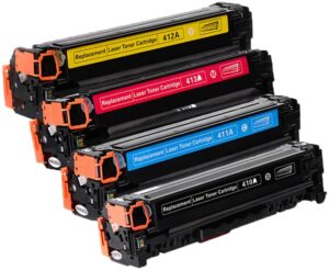 סט 4 טונרים תואמים HP 305A