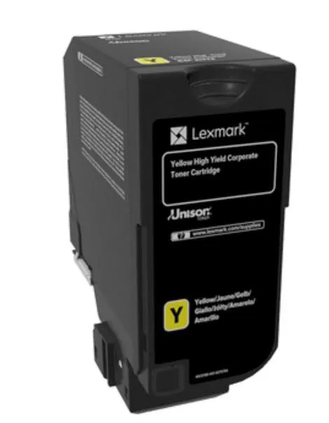 טונר צהוב מקורי Lexmark 84C5HYE CX725de