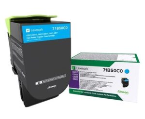 טונר כחול מקורי Lexmark 71B50C0