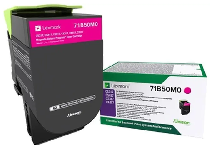 טונר אדום מקורי Lexmark 71B50M0