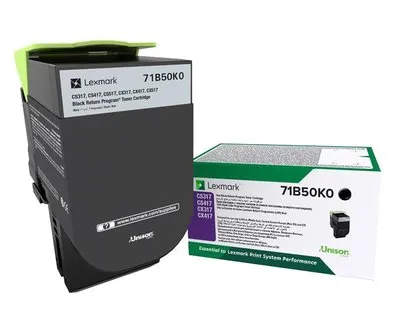 טונר שחור מקורי Lexmark 71B50K0