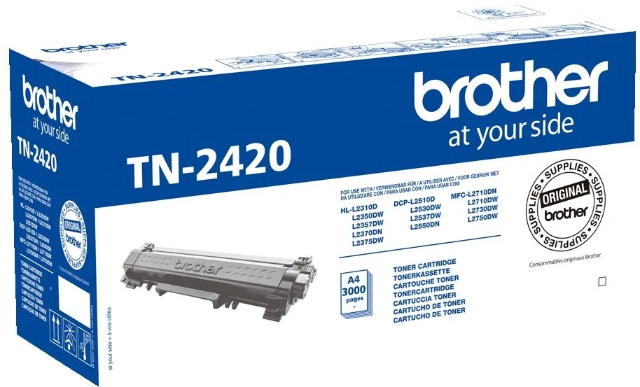 טונר שחור מקורי Brother TN2420
