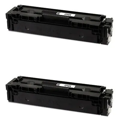 זוג טונרים שחורים תואמים HP 203X CF540X