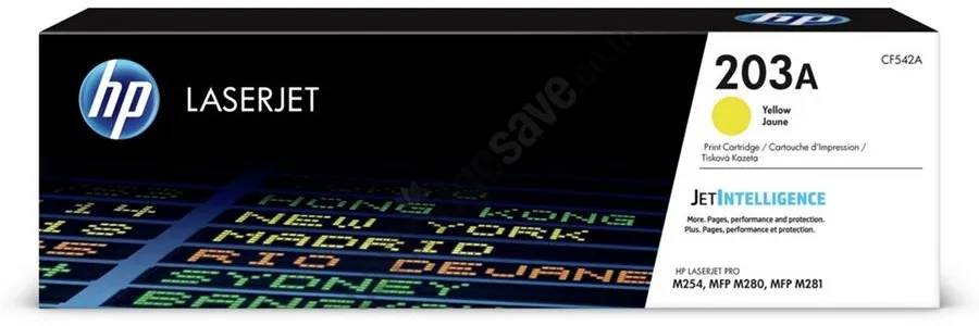 ‏טונר צהוב מקורי HP 203A CF542A