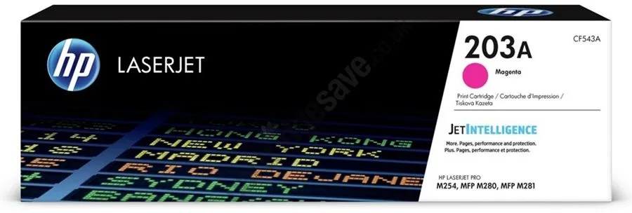 ‏טונר אדום מקורי HP 203A CF543A