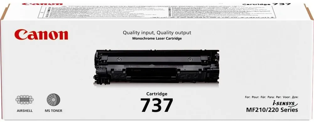 טונר שחור מקורי Canon CRG737
