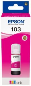 ‏מיכל דיו מקורי אדום Epson C13T00S34A