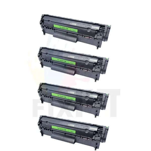 ארבעה טונרים תואמים HP 12A Q2612A