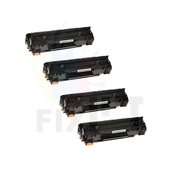 ארבעה טונרים תואמים HP CF283X