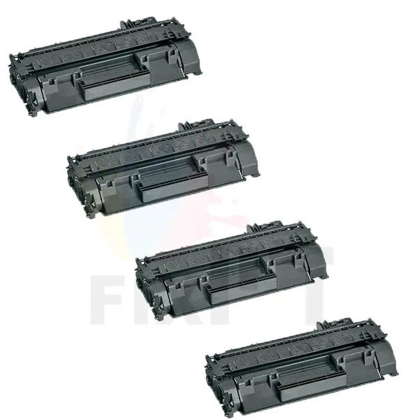 ארבעה טונרים תואמים HP CE505X