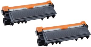 זוג טונרים שחורים תואמים Brother TN2310
