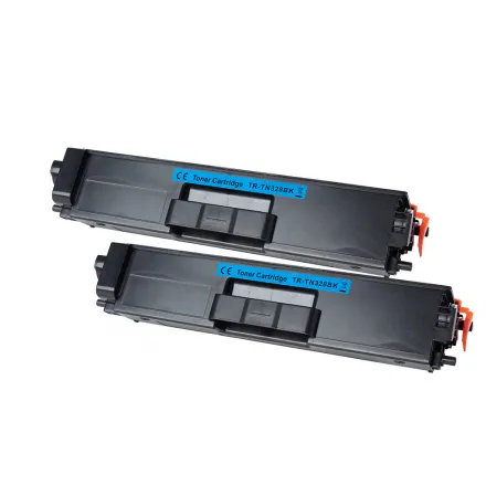 זוג טונרים שחור תואם Brother TN326BK