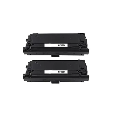 זוג טונרים תואמים HP CF360X