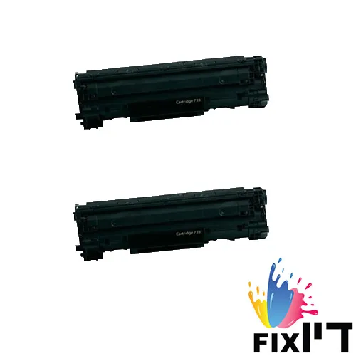 זוג טונרים תואמים Canon CRG 728