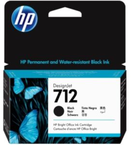 ראש דיו שחור מקורי HP 3ED70A 712