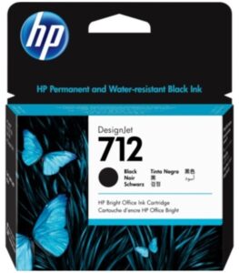 ראש דיו שחור מקורי HP 3ED71A 712