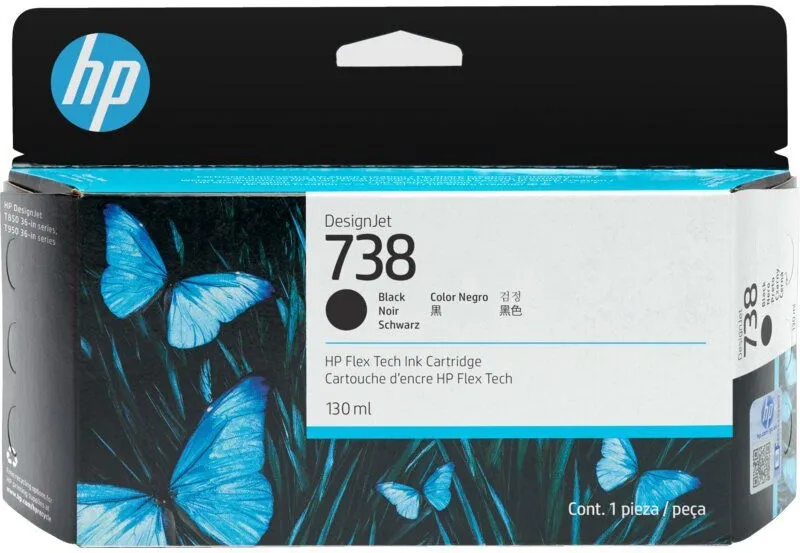 ראש דיו שחור מקורי HP 738 498N4A