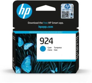 ראש דיו כחול מקורי HP 924 4K0U3NE