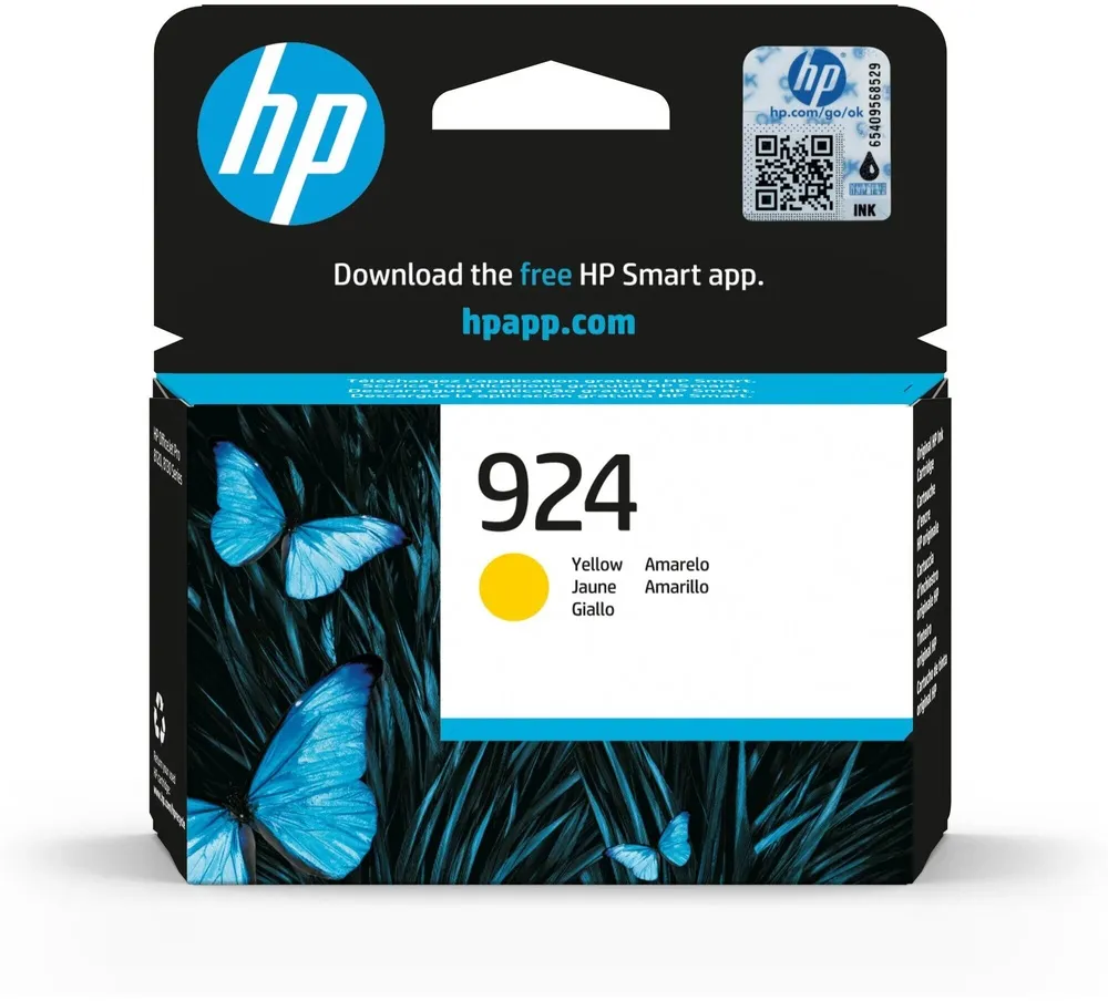 ראש דיו צהוב מקורי HP 924 4K0U5NE