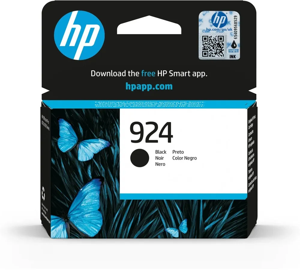 ראש דיו שחור מקורי HP 924 4K0U6NE