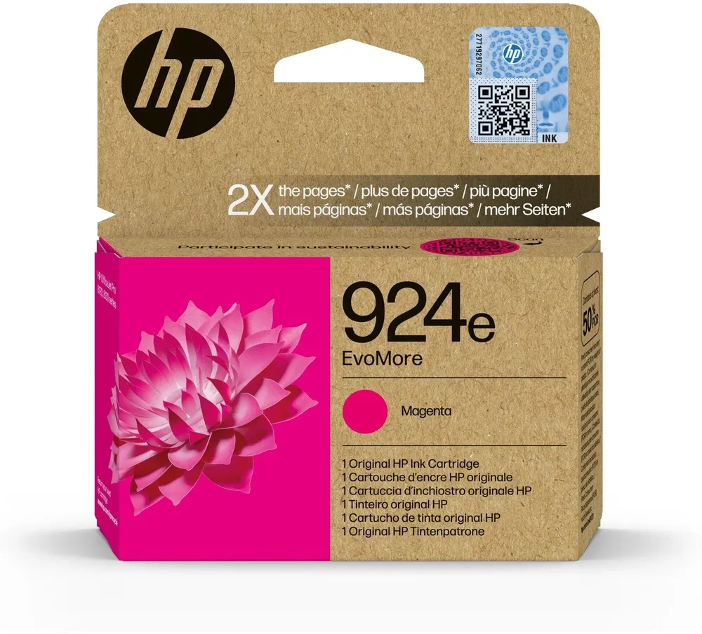 ראש דיו אדום מקורי HP 924e 4K0U8NE
