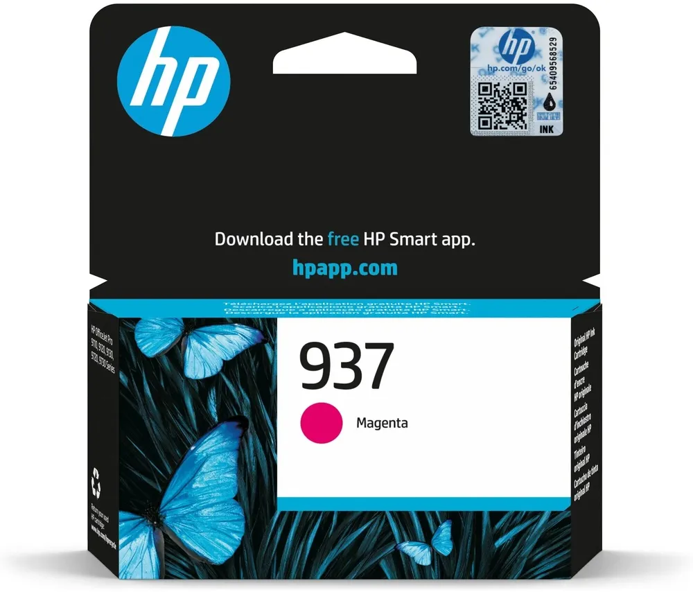 ראש דיו אדום מקורי HP 937 4S6W3NE