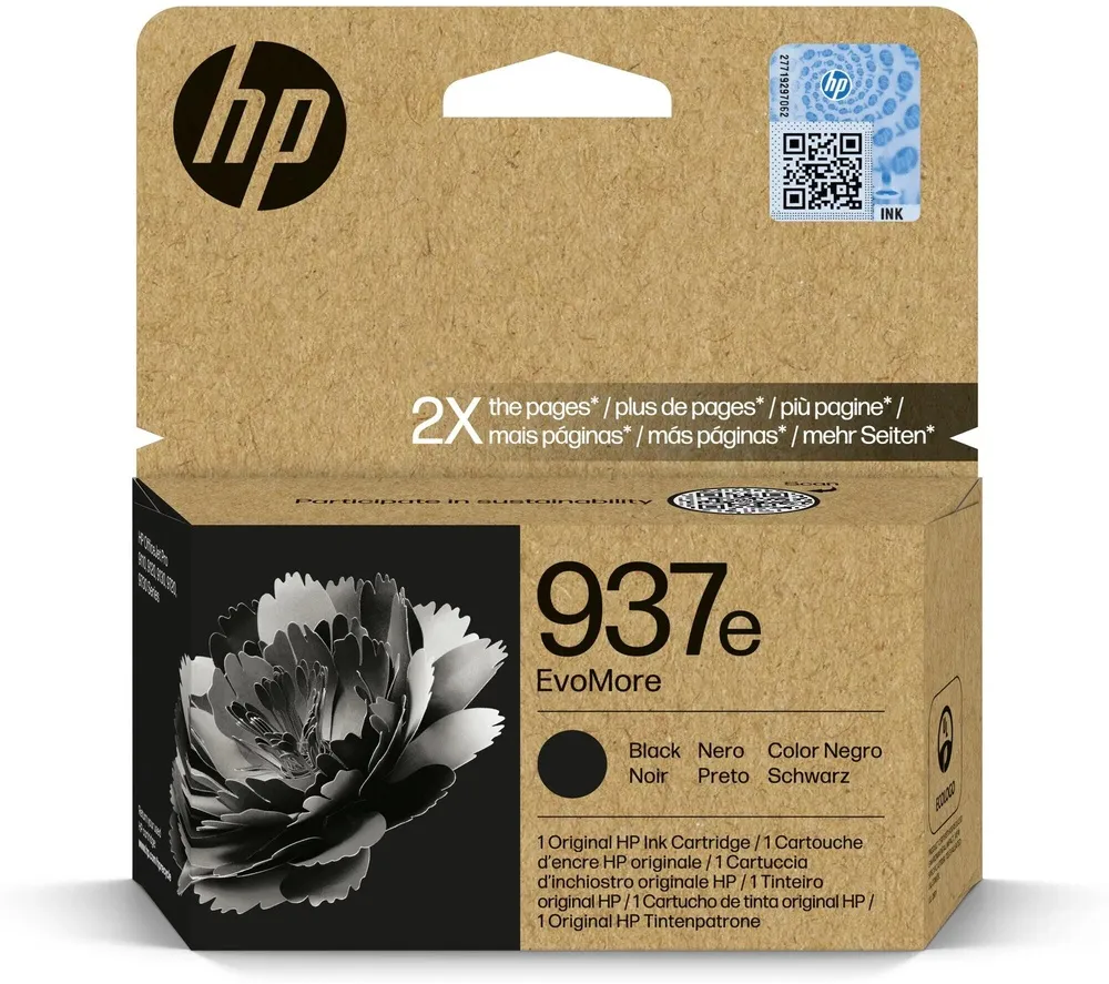 ראש דיו שחור מקורי HP 937e 4S6W9NE