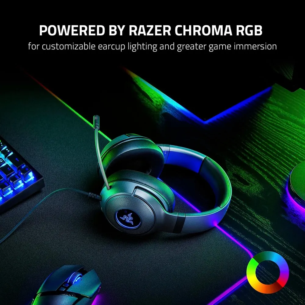 אוזניות גיימינג חוטיות Razer Kraken V3 X